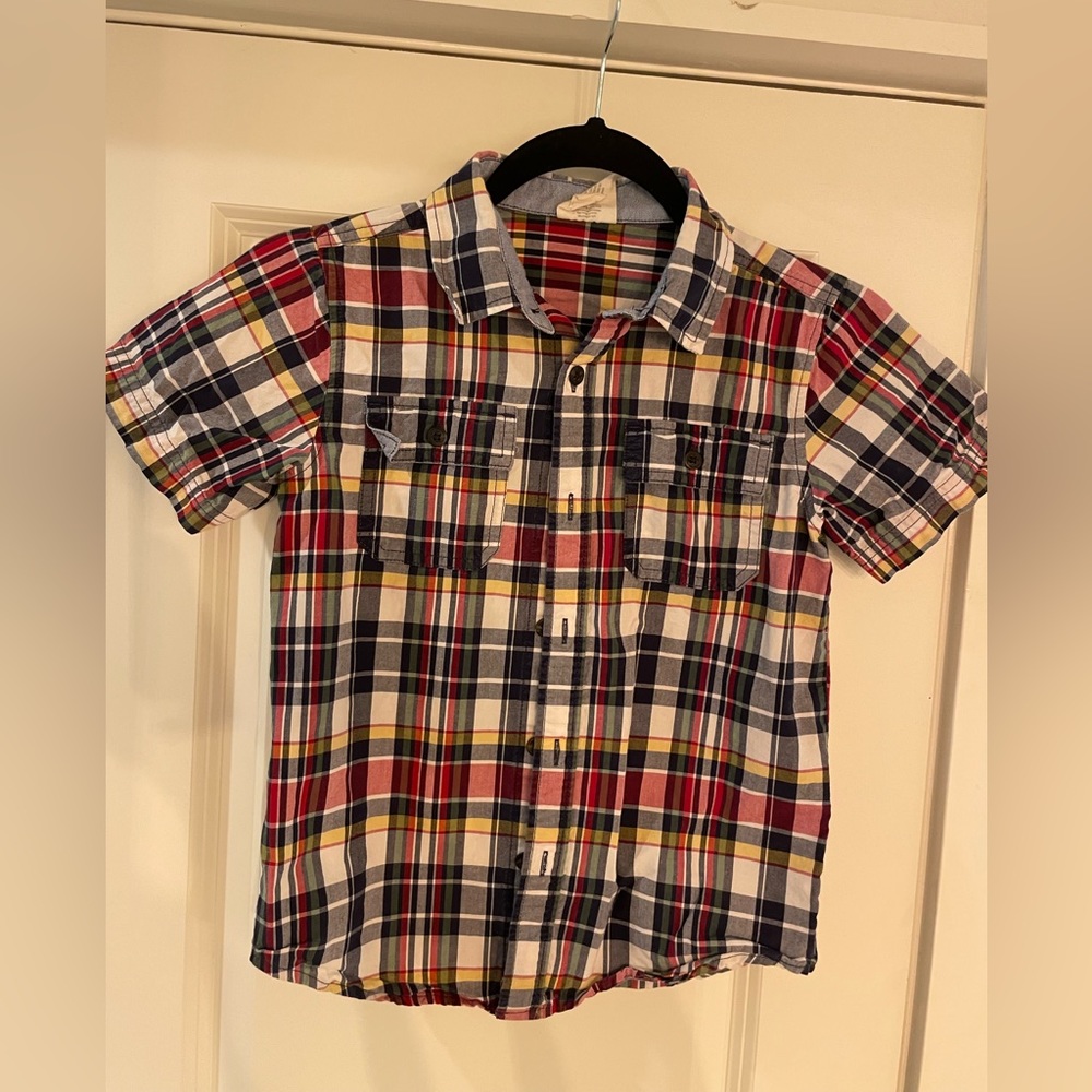 Boy’s plaid button up
